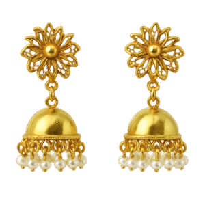 Brincos Meenakari Jhumki